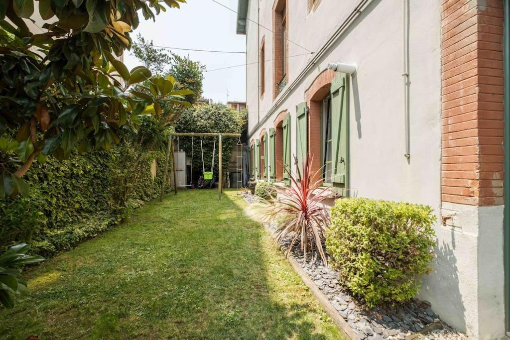 Apt T5 Renove Avec Bureau Jardin Et Parking En Centre Ville Toulouse Kültér fotó